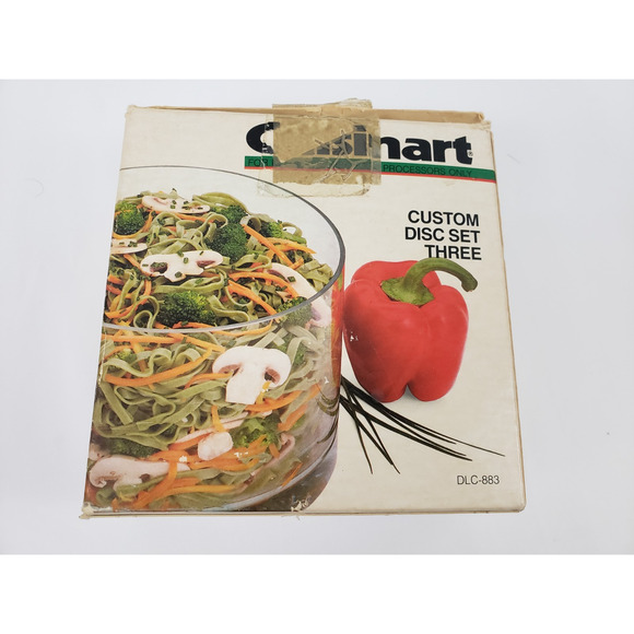 Cuisinart DLC-883 Food Processor Custom Disc Set Three For DLC-8/10 Series Japan - Picture 2 of 11